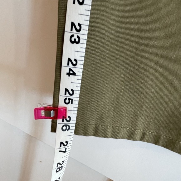 NWT Volcom True to This So Chickie High Rise Chino Twill Pants Olive 26x26 $62 - Picture 10 of 13